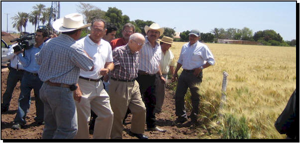 Norman Borlaug endorses the GreenSeeker Sensor system developed at OSU